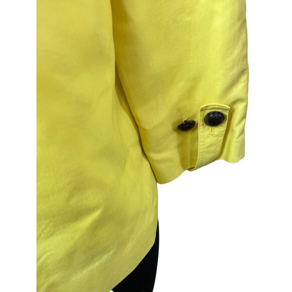 Talbots Vintage Women's Yellow 3 Front Button Jacket Sz 12 - Picture 5 of 8